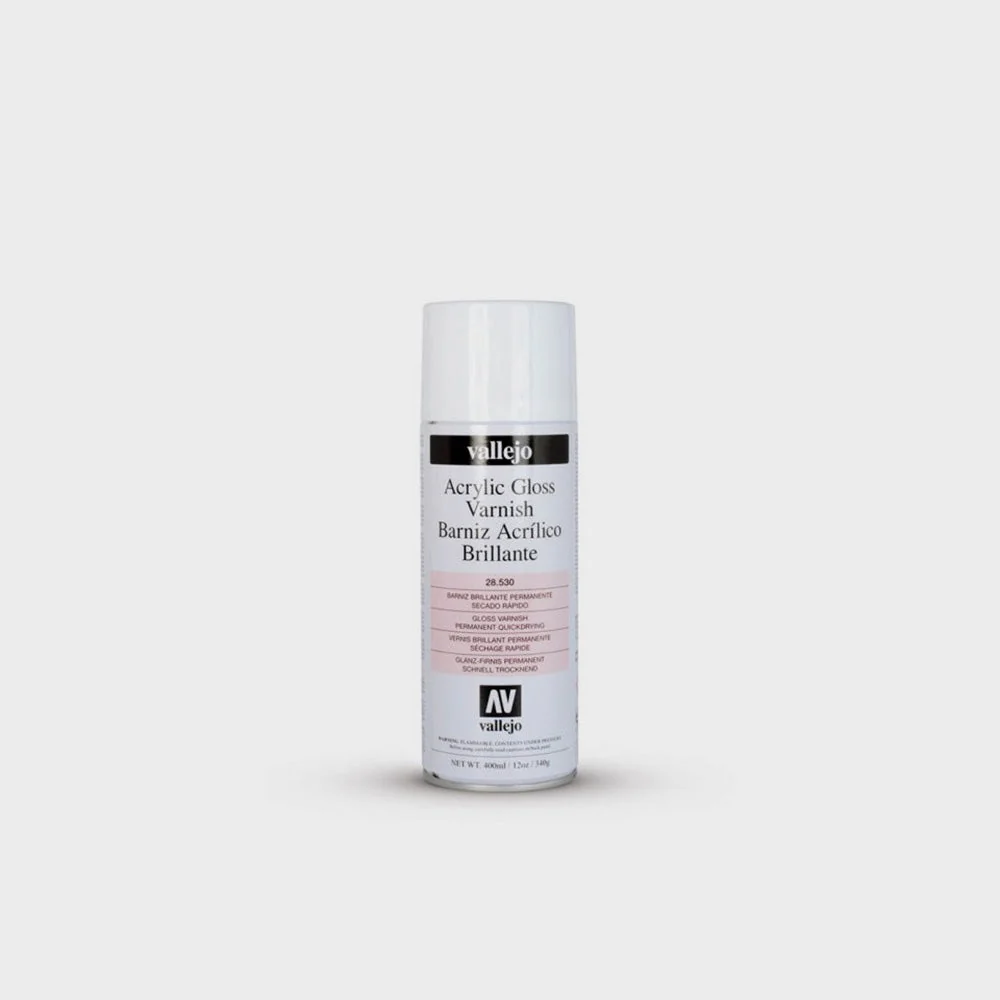 Barniz Spray Brillante 400ml Vallejo - Image 2