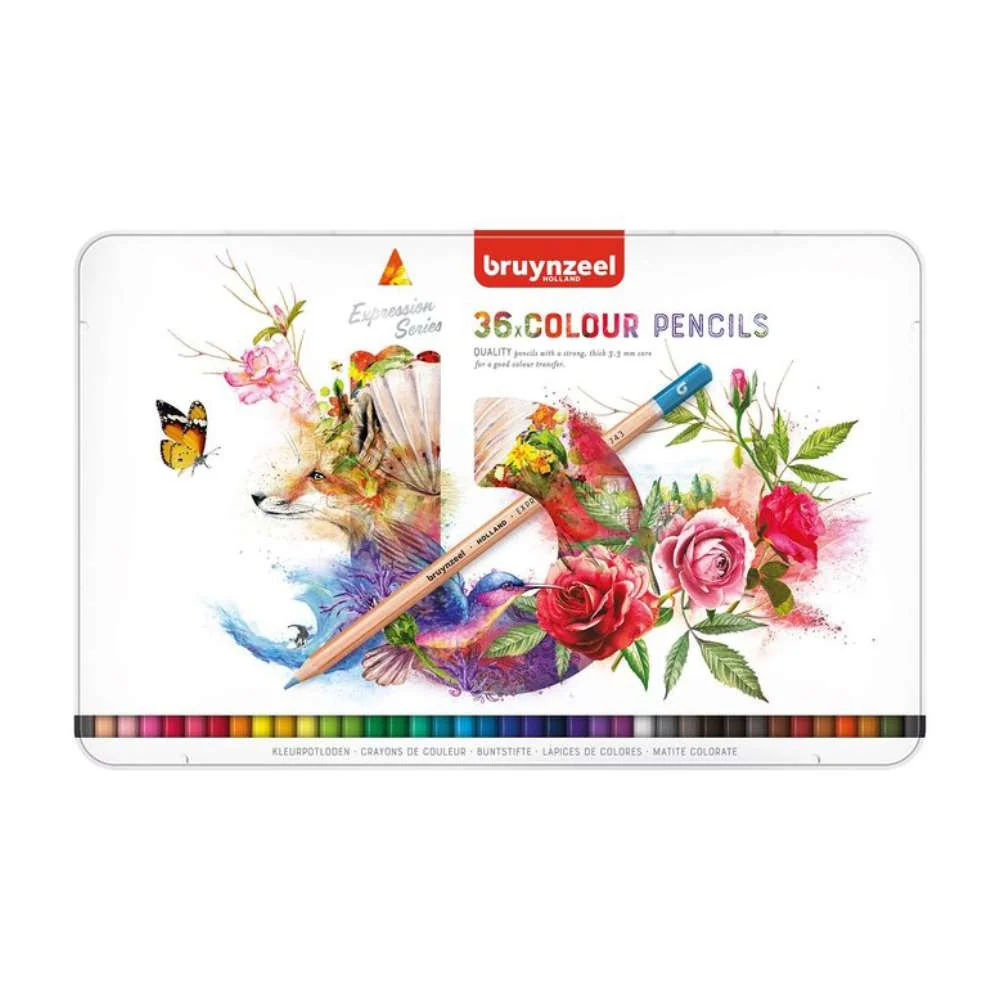 Caja Metal 36 Lápices de Colores Expression Color Bruynzeel - Image 4