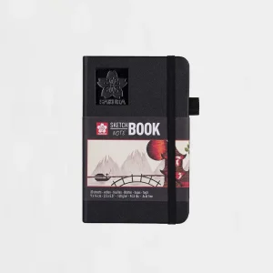Bloc Sketchbook Negro 9x14 cm SAKURA