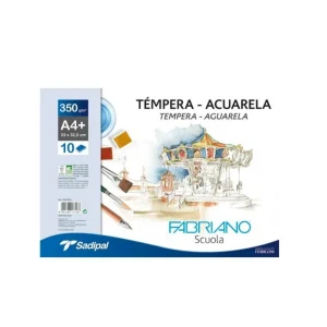 Bloc Dibujo Témpera o Acuarela A4 350gr 10 Hojas Canson