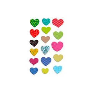 Pegatinas Cooky Corazones 7,5x12cm Maildor