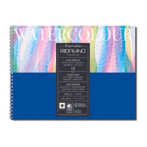 Bloc Acuarela 24x32cm 12 hojas 300gr Fabriano