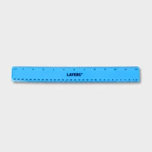 Regla Escolar Flexible 30cm Layers Of