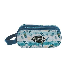 Estuche Escolar Grande Nalu Ocean's Wave
