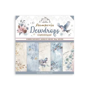 Bloc de Scrapbooking Doble Cara Dewdrops Stamperia