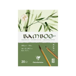 Bloc Encuadernado A4 con 20 Hojas Bambú Clairefontaine