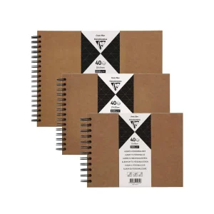 Scrapbooking Álbum Kraft 40 Hojas Clairefontaine